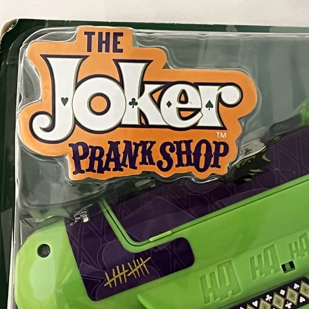 DC Joker Prank‎ Shop BANG Fake Out Blaster Crazy String Water Gun NIP